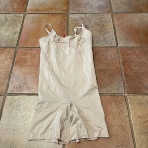 SPANX ONCORE MID THIGH SCULPT CONTROL ONE PIECE SIZE XL